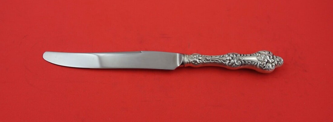 Gorham Alvin Old Orange Blossom Sterling Silver Knife 8 3/4 inches: Gorham Alvin Old Orange Blossom Sterling Silver Knife 8 3/4 inches This exquisite knife features the Old Orange Blossom pattern by Alvin/Gorham, crafted from high-quality sterling silver with a hollow