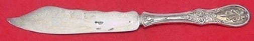 Saratoga Fish Knife by Tiffany & Co. Sterling Silver Scalloped Blade 8": Saratoga Fish Knife by Tiffany & Co. Sterling Silver Scalloped Blade 8" Introducing the Saratoga fish knife by Tiffany & Co., a stunning piece crafted from sterling silver. This elegant fish knife fea