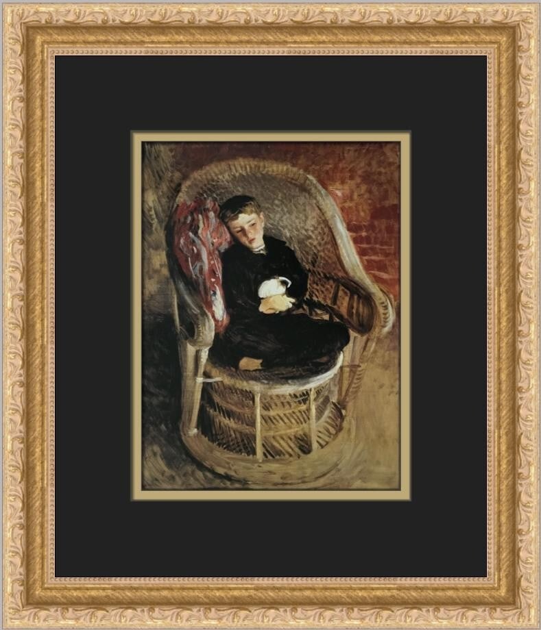 John Singer Sargent Gordon Fairchild Custom Framed Art Print 15x12: John Singer Sargent Gordon Fairchild Custom Framed Art Print 15x12 This exquisite custom framed print features the artwork 'Gordon Fairchild' by renowned artist John Singer Sargent. Measuring 15 in x