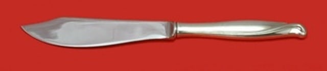 Alvin Spring Bud Sterling Silver Custom Fish Knife 8 1/4": Alvin Spring Bud Sterling Silver Custom Fish Knife 8 1/4" Discover the elegance of the Spring Bud pattern with this custom-made fish knife by Alvin. Crafted from high-quality sterling silver, this ind