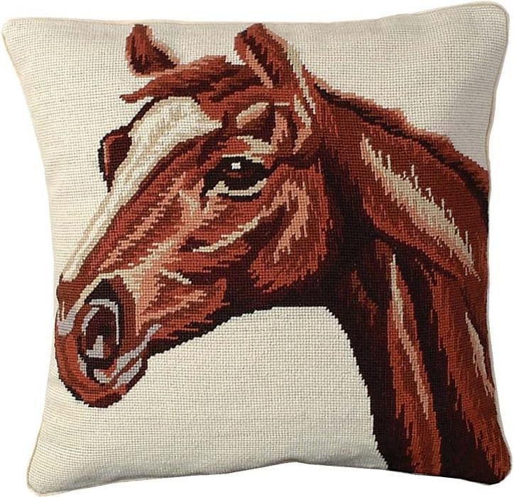 Red Equestrian Wool Pillow 18x18 Velvet Back Down Insert: Red Equestrian Wool Pillow 18x18 Velvet Back Down Insert Add a touch of equestrian elegance to your home with this beautifully crafted Red Equestrian Wool Pillow. Featuring a striking red wool front a