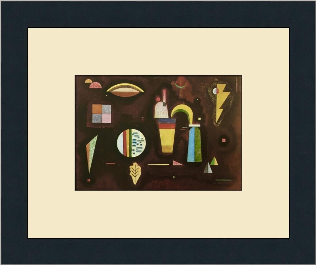 Wassily Kandinsky Gelber Bogen Custom Framed Print 1973 Abstract Art: Wassily Kandinsky Gelber Bogen Custom Framed Print 1973 Abstract Art This stunning custom framed print features Wassily Kandinsky's "Gelber Bogen," a captivating piece from the contemporary art period