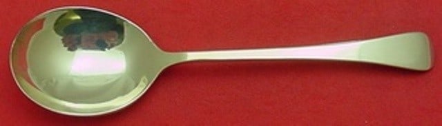 Tuttle Hannah Hull Sterling Silver Cream Soup Spoon 6.5 Inches: Tuttle Hannah Hull Sterling Silver Cream Soup Spoon 6.5 Inches Sterling silver cream soup spoon measuring 6 1/2 inches, featuring the Hannah Hull pattern by Tuttle. This pre-owned spoon is in excellen