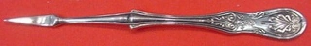 Tiffany & Co Saratoga Sterling Silver Nut Pick 4 7/8 Inch: Tiffany & Co Saratoga Sterling Silver Nut Pick 4 7/8 Inch This exquisite nut pick is a stunning piece from the Saratoga pattern by Tiffany & Co., crafted from high-quality sterling silver. Measuring 4