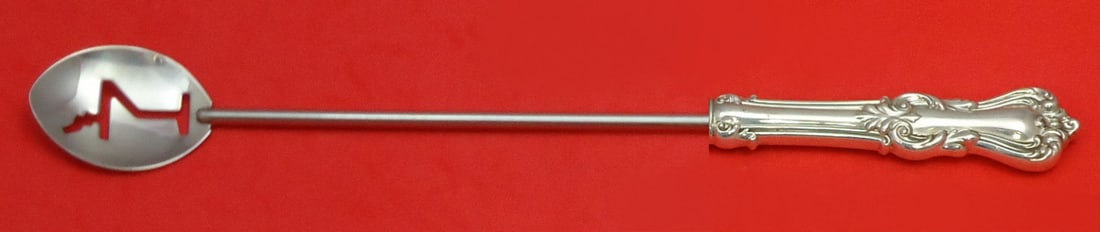 Reed and Barton Sterling Silver Marlborough Martini Spoon Custom 10 Inch: Reed and Barton Sterling Silver Marlborough Martini Spoon Custom 10 Inch This exquisite Martini Spoon features the elegant Marlborough pattern by Reed & Barton, crafted from high-quality sterling silv