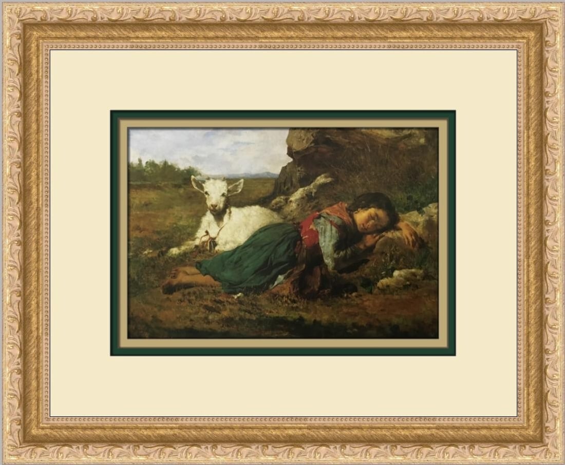 Joaquin Agrasot Y Juan The Two Friends Custom Framed Print 12 x 14: Joaquin Agrasot Y Juan The Two Friends Custom Framed Print 12 x 14 This exquisite custom framed print titled 'The Two Friends' features the artwork of Joaquin Agrasot Y Juan, showcasing a stunning rea