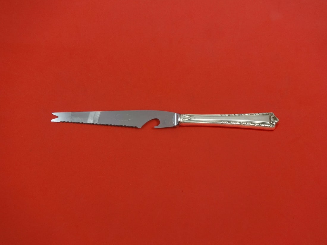 International Sterling Silver Processional Bar Knife Custom Made 9 1/8 inches: International Sterling Silver Processional Bar Knife Custom Made 9 1/8 inches This custom-made bar knife is crafted from sterling silver with a hollow handle, designed in the elegant Processional patt