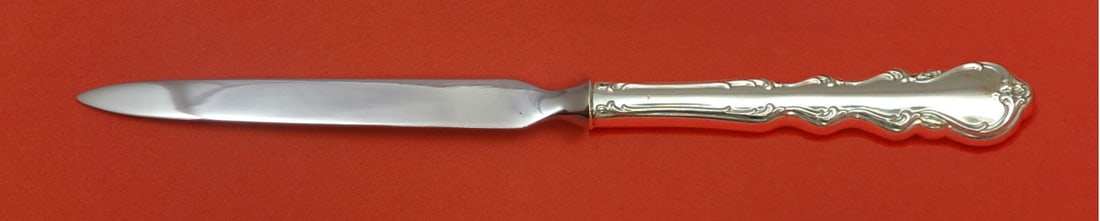 International Sterling Silver Angelique Custom Letter Opener 8 inches: International Sterling Silver Angelique Custom Letter Opener 8 inches This exquisite letter opener from the Angelique pattern by International Sterling Silver embodies delicate French beauty. Crafted