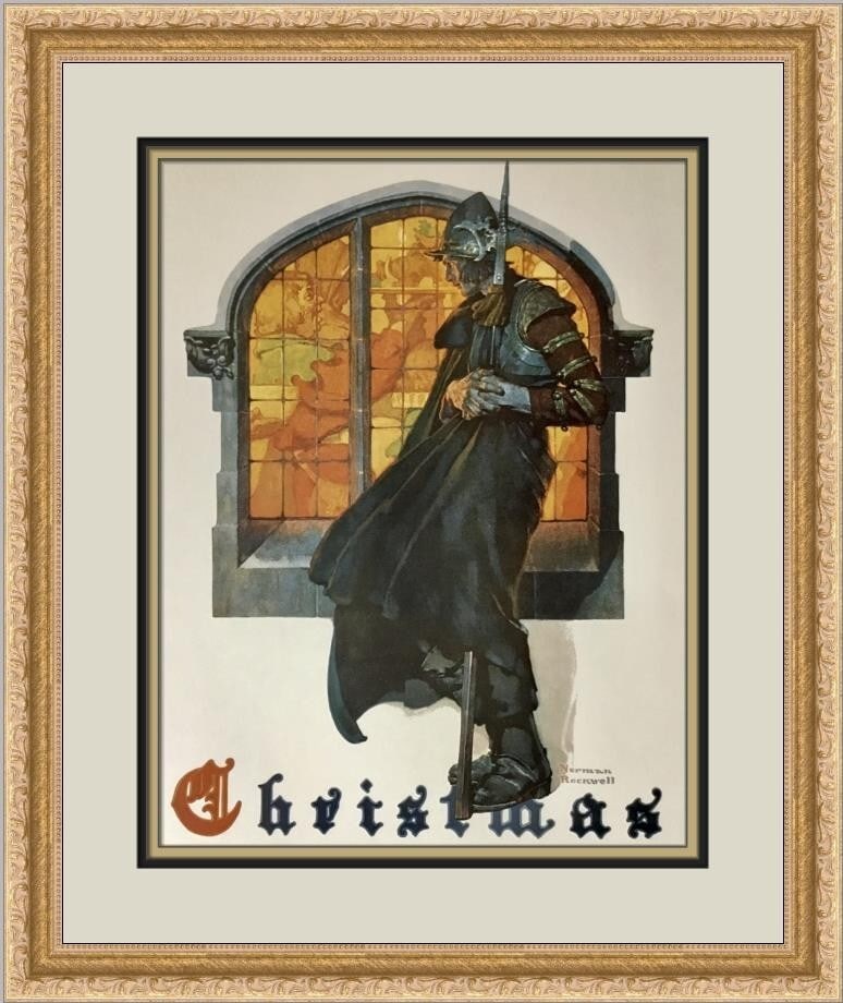 Norman Rockwell 1979 Christmas Custom Framed Print Americana Art: Norman Rockwell 1979 Christmas Custom Framed Print Americana Art Celebrate the spirit of Christmas with this beautifully custom framed print by renowned artist Norman Rockwell. This open edition print