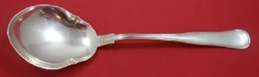 Cohr Old Danish Sterling Silver Berry Spoon 9 3/4" Serving Spoon: Cohr Old Danish Sterling Silver Berry Spoon 9 3/4" Serving Spoon This exquisite berry spoon features the classic Old Danish pattern by Cohr, crafted from high-quality sterling silver. Measuring 9 3/4"