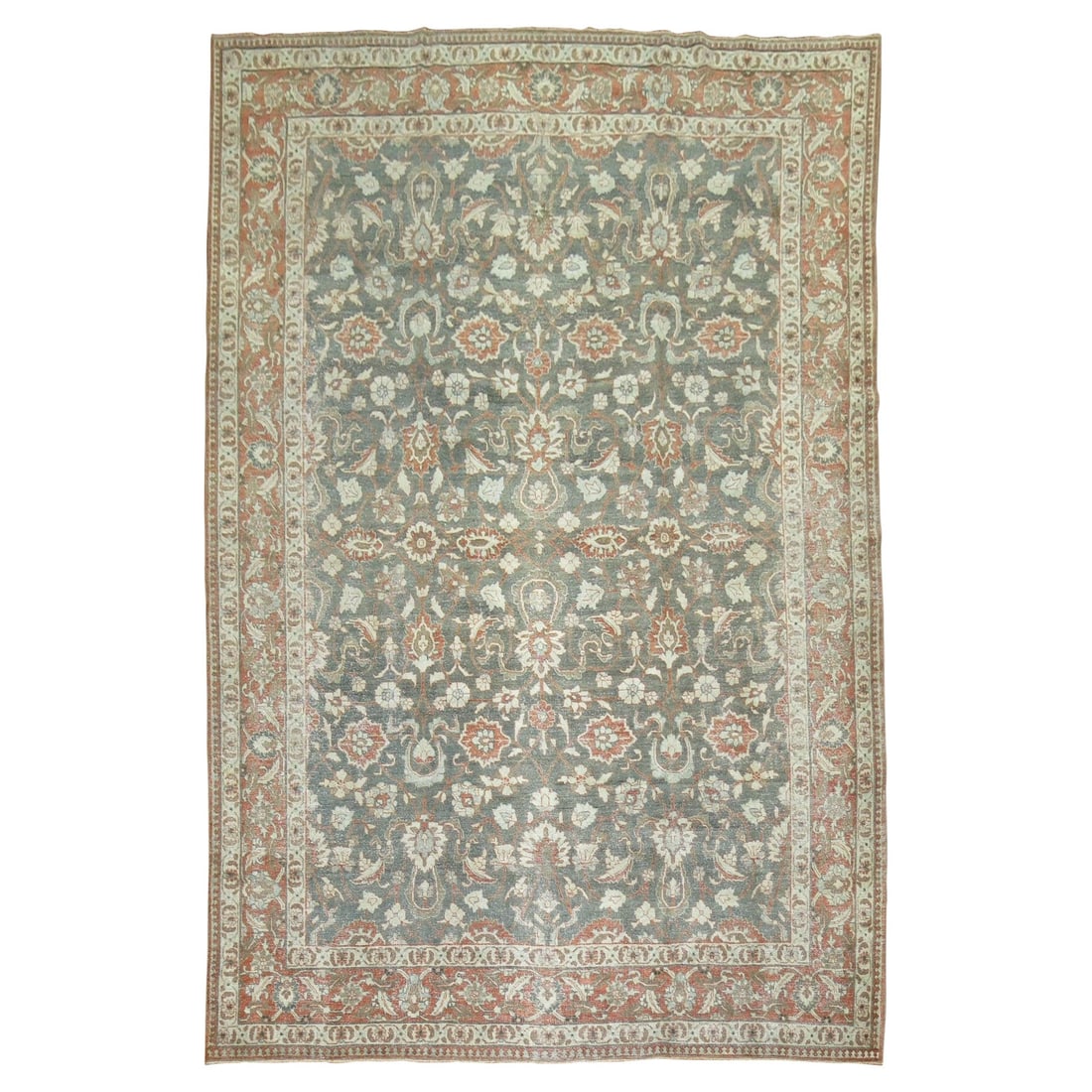 Zabihi Collection Antique Persian Tabriz Rug 1920s Hand-Knotted Wool Malayer Style: Zabihi Collection Antique Persian Tabriz Rug 1920s Hand-Knotted Wool Malayer Style Experience the elegance of this Antique Persian Tabriz rug from the Zabihi Collection. Crafted in the early 20th cent