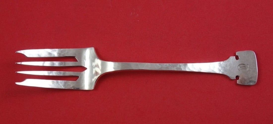 Shreve & Co. Fourteenth Century Sterling Silver Salad Fork Mono 'D' 6.5" (1 of 1)