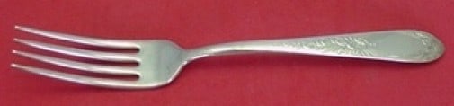 Kirk Primrose Sterling Silver Fork 7 1/4 Vintage Flatware: Kirk Primrose Sterling Silver Fork 7 1/4 Vintage Flatware Introducing the Primrose pattern by Kirk, this exquisite sterling silver regular fork measures 7 1/4 inches. Crafted between 1900 and 1940, th