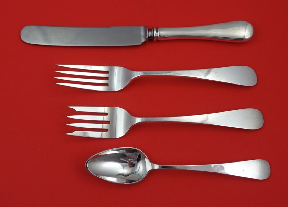 Old Newbury Crafters ONC Wilton Sterling Silver 4-Piece Place Setting: Old Newbury Crafters ONC Wilton Sterling Silver 4-Piece Place Setting This exquisite 4-piece place setting from the Wilton pattern by Old Newbury Crafters features elegant craftsmanship in sterling si