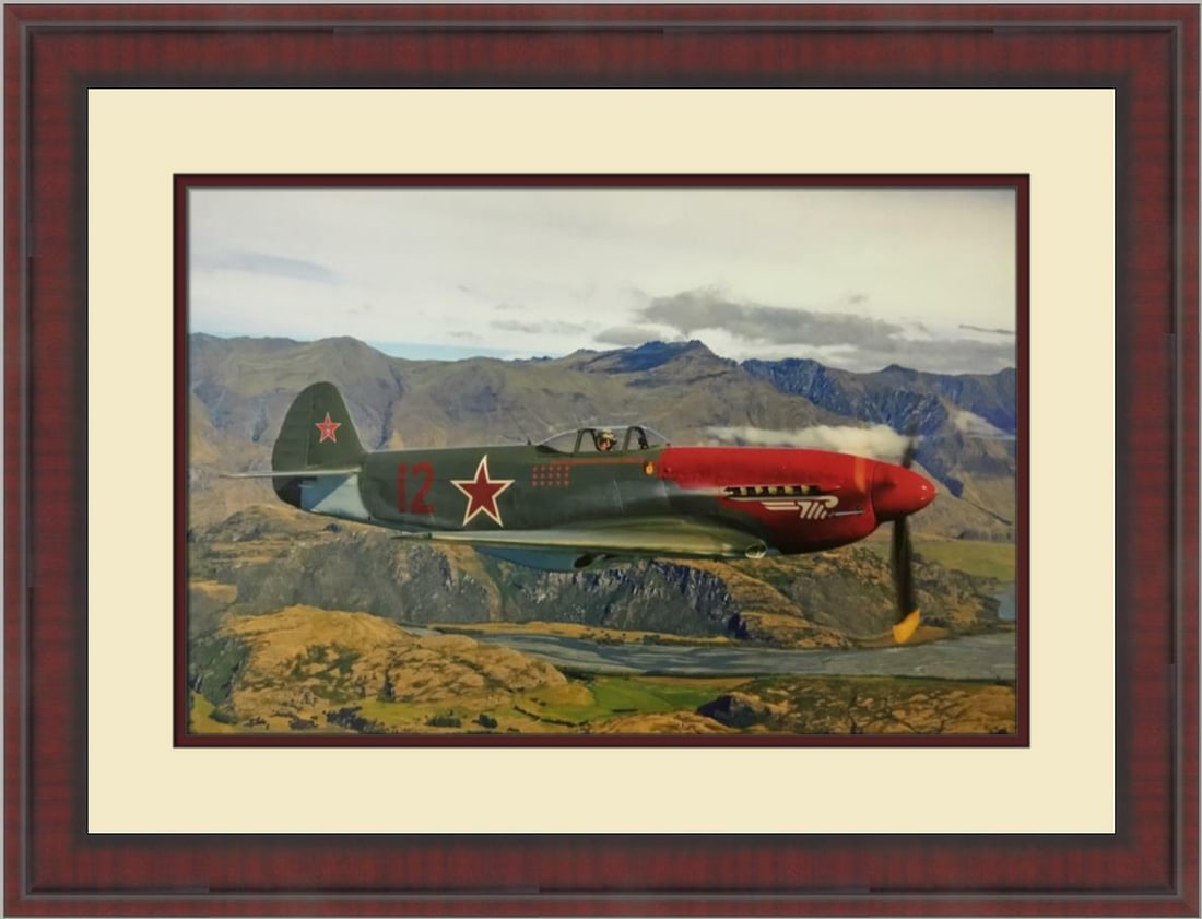YAKOVLEV YAK-3M Aviation Print Custom Framed by Philip Makanna (1 of 2)
