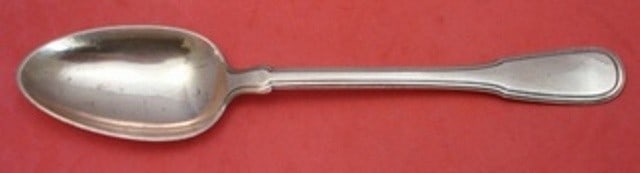 Rare Hamilton Gramercy Serving Spoon by Tiffany & Co Copper 8.5": Rare Hamilton Gramercy Serving Spoon by Tiffany & Co Copper 8.5" Discover the elegance of the Hamilton aka Gramercy Serving Spoon by Tiffany & Co. This rare copper sample piece measures 8 1/2" and sho