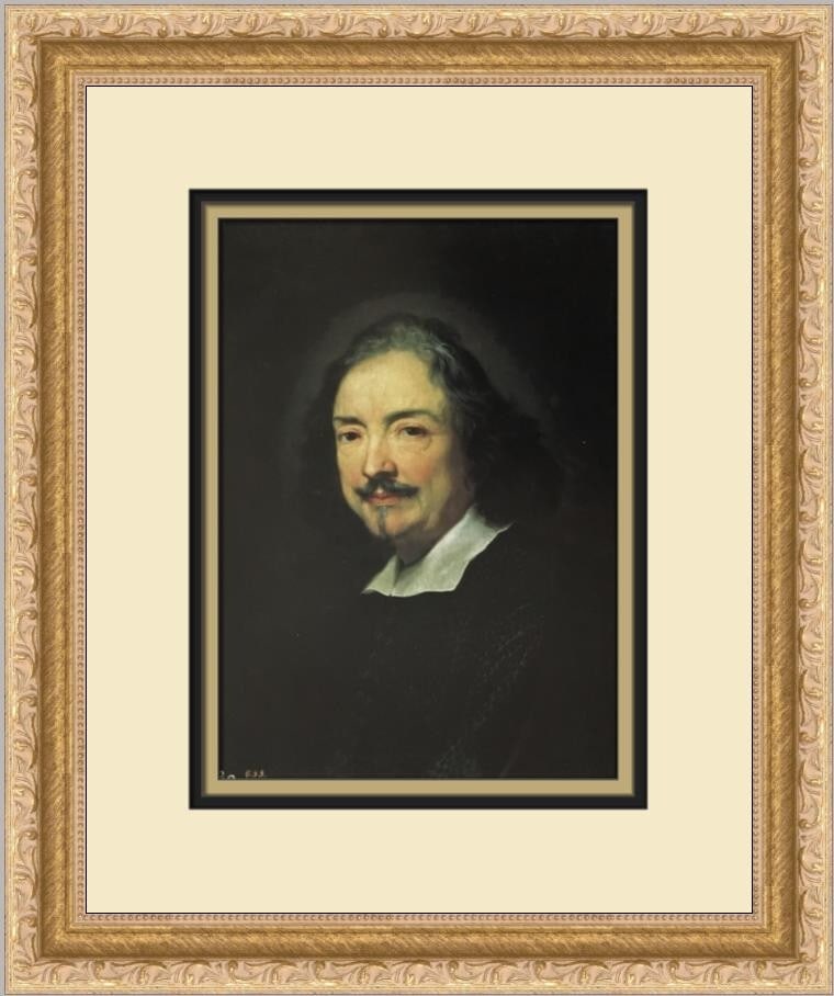 Carlo Maratta Portrait of Andrea Sacchi Framed Print 1994: Carlo Maratta Portrait of Andrea Sacchi Framed Print 1994 This exquisite custom framed print features the artwork "Portrait of Andrea Sacchi" by Carlo Maratta, renowned for its realism style. Produced