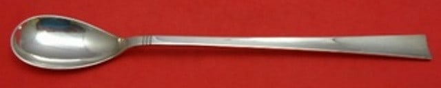 Allan Adler Sunset Pattern Sterling Silver Serving Spoon 12 3/8": Allan Adler Sunset Pattern Sterling Silver Serving Spoon 12 3/8" This stunning serving spoon features the elegant 'Sunset' pattern by Allan Adler, expertly crafted from high-quality sterling silver. M