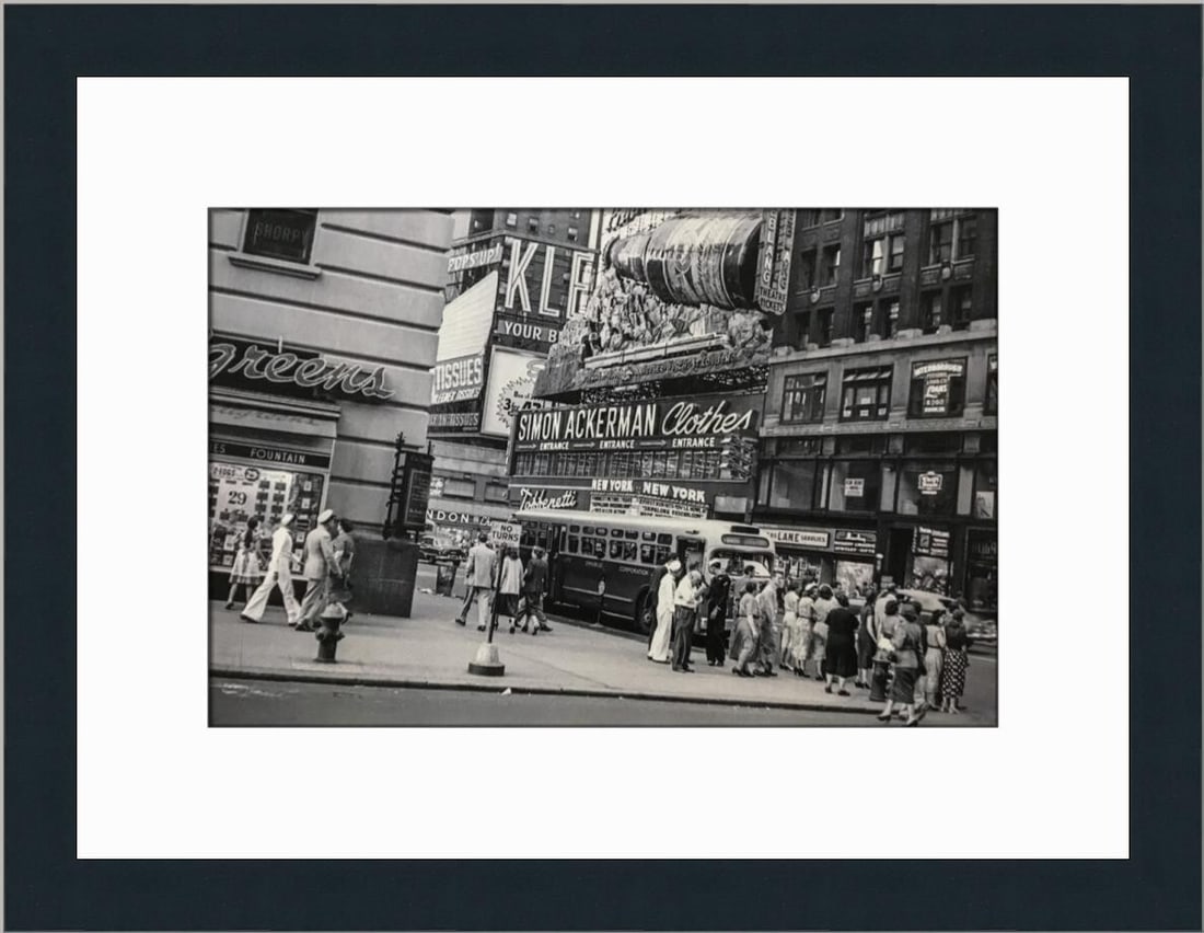 NY 1951 Times Square Theatre Skipalong Rosenbloom Custom Framed Print: NY 1951 Times Square Theatre Skipalong Rosenbloom Custom Framed Print This stunning custom framed print features the iconic NY 1951 Times Square Theatre playing Skipalong Rosenbloom, capturing the ess