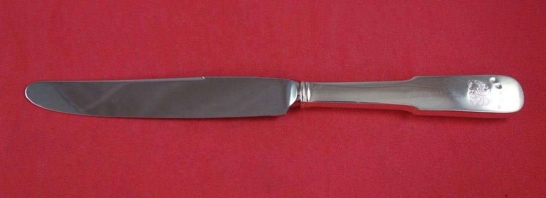 Gorham Colonial Eagle Sterling Silver Knife 8 3/4 Modern: Gorham Colonial Eagle Sterling Silver Knife 8 3/4 Modern This exquisite Colonial Eagle knife by Gorham features a hollow handle crafted from high-quality sterling silver and a durable stainless steel