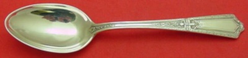 Towle D'Orleans Sterling Silver Place Soup Spoon 7 1/8 Inches: Towle D'Orleans Sterling Silver Place Soup Spoon 7 1/8 Inches Experience the elegance of dining with this D'Orleans by Towle sterling silver place soup spoon. Crafted between 1900 and 1940, this exqui