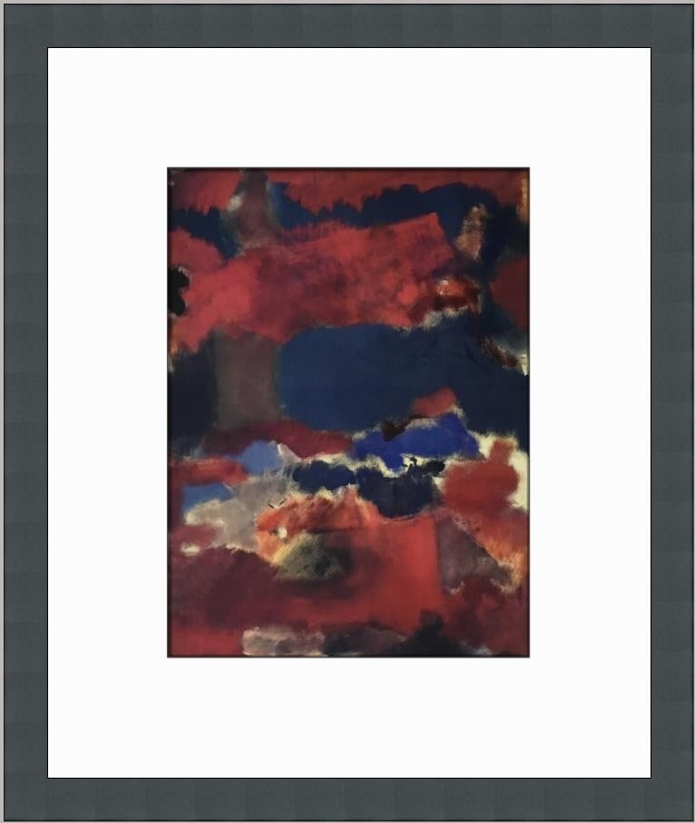Mark Rothko Untitled XIV Custom Framed Lithograph Art Print: Mark Rothko Untitled XIV Custom Framed Lithograph Art Print This stunning custom framed print features the artwork "Untitled XIV" by the renowned artist Mark Rothko. Created in 1990, this piece exempl