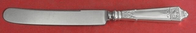 Gorham Lansdowne Sterling Silver Vintage Dinner Knife 9 3/4" Blunt Blade: Gorham Lansdowne Sterling Silver Vintage Dinner Knife 9 3/4" Blunt Blade This vintage Lansdowne dinner knife by Gorham features a sterling silver hollow handle and a blunt blade, measuring 9 3/4". Cra