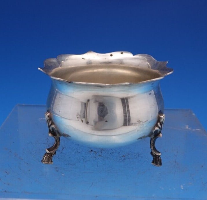 Wallace Grand Colonial Sterling Silver Salt Dip 1.9 ozt (1 of 6)