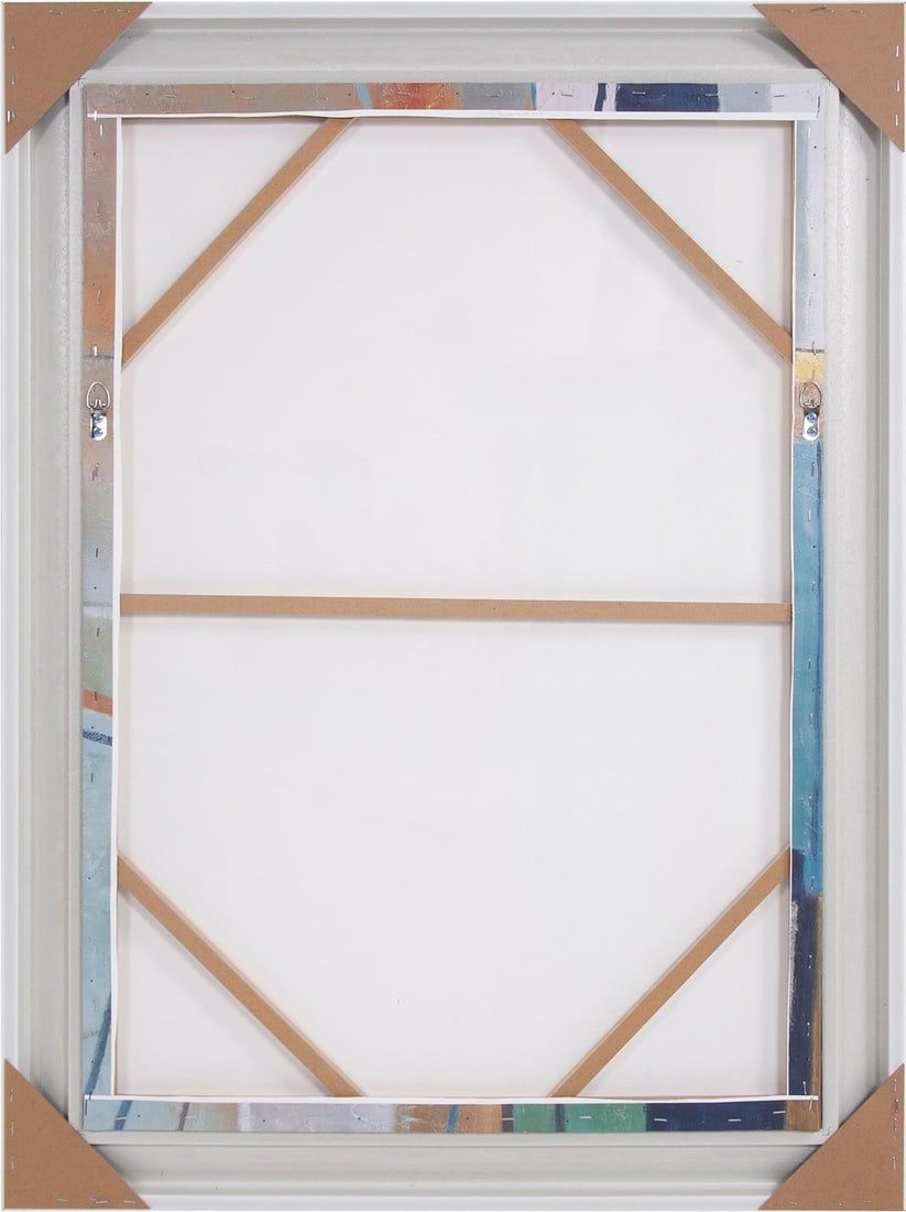 Howard Elliott Bold Multicolor Abstract Canvas Art 40.25x30.25: Howard Elliott Bold Multicolor Abstract Canvas Art 40.25x30.25 Transform your space with this stunning bold multicolor abstract wall art canvas. This hand-finished piece features an eye-catching blue