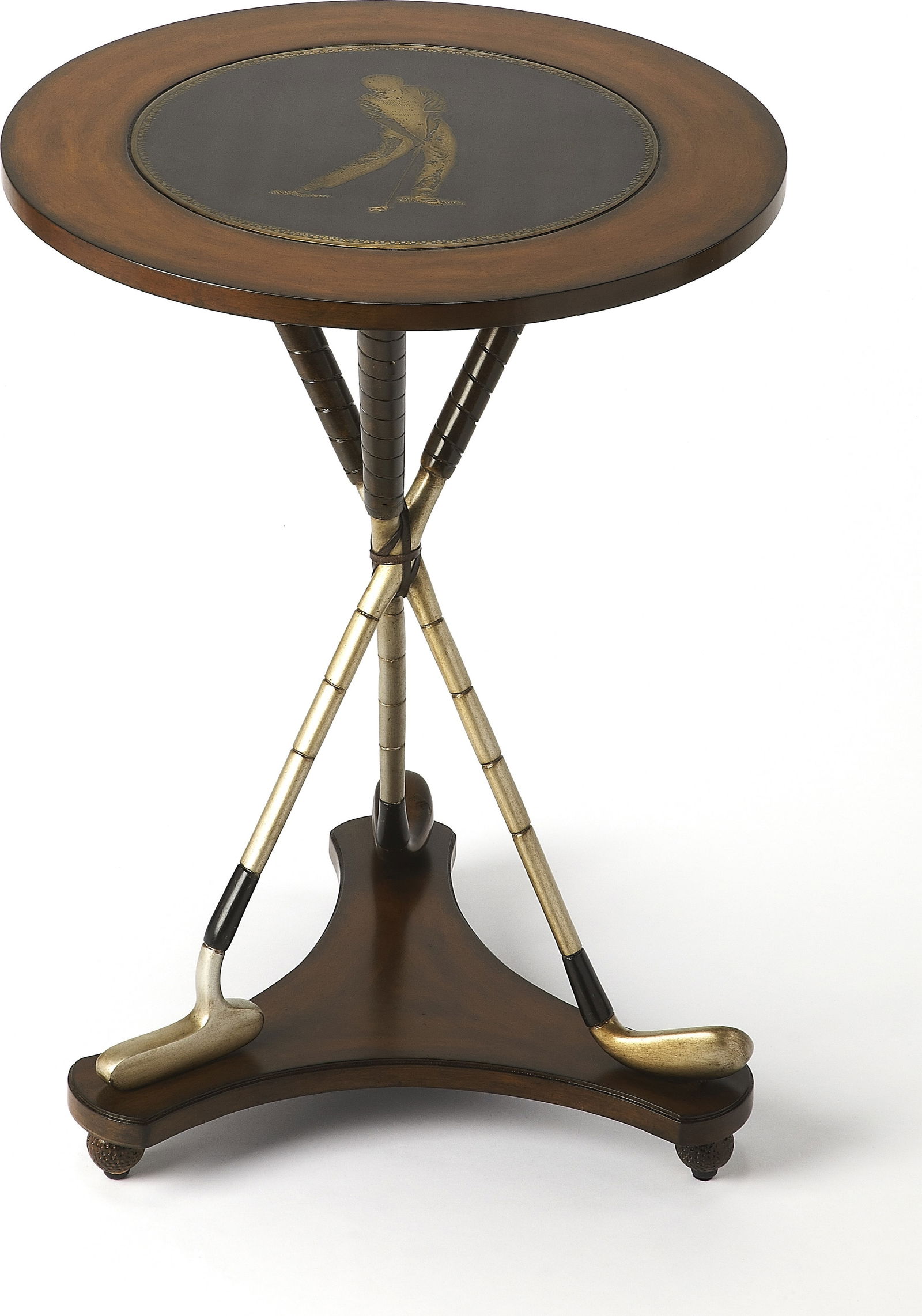 Butler Heritage Etched Brass Round Side Table 28H 20W 20D: Butler Heritage Etched Brass Round Side Table 28H 20W 20D Introducing the Traditional Etched Brass Round Side Table, a captivating addition to any formal living space. This beautifully designed table