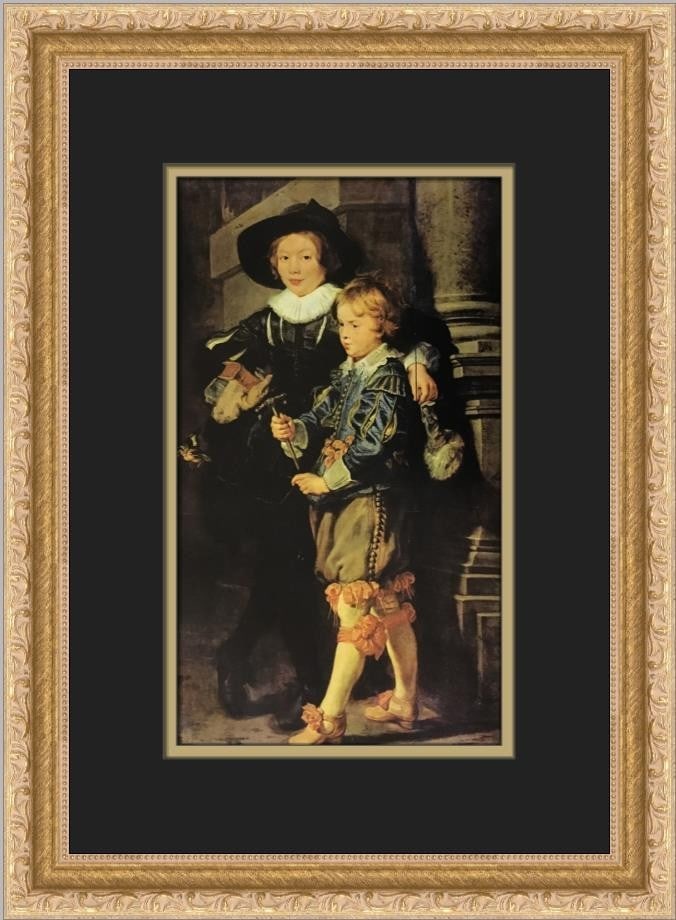Peter Paul Rubens The Artist's Sons Albert Nicolas Custom Framed Print 16x12: Peter Paul Rubens The Artist's Sons Albert Nicolas Custom Framed Print 16x12 This stunning custom framed print features "The Artist's Son's Albert and Nicolas" by renowned artist Peter Paul Rubens. Me