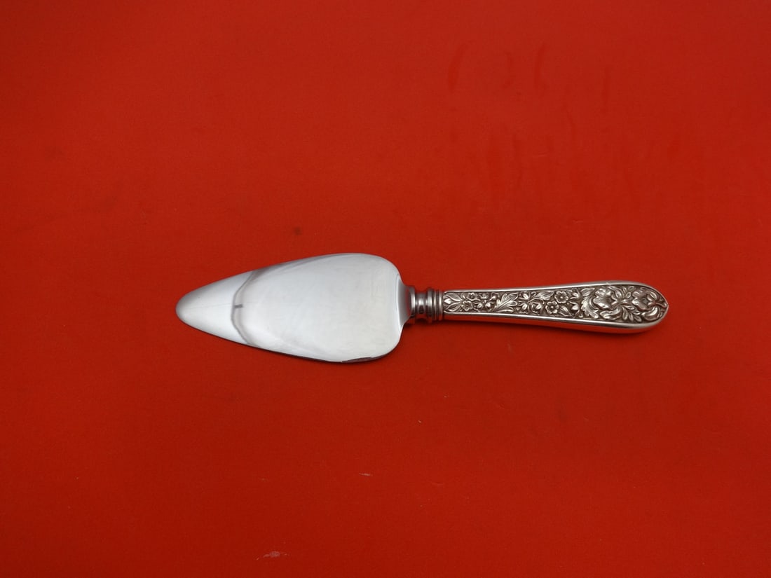 Stieff Corsage Sterling Silver Cheese Server 6 1/4 Inch Antique: Stieff Corsage Sterling Silver Cheese Server 6 1/4 Inch Antique This elegant cheese server is crafted from high-quality sterling silver and features the exquisite Corsage pattern by Stieff. Measuring