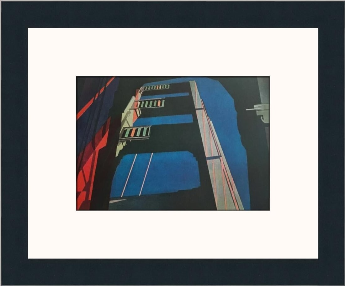 Charles Sheeler Golden Gate Framed Print 1957 Modernism Artwork: Charles Sheeler Golden Gate Framed Print 1957 Modernism Artwork This stunning custom framed print titled "Golden Gate" by artist Charles Sheeler captures the essence of modernism, showcasing the iconi