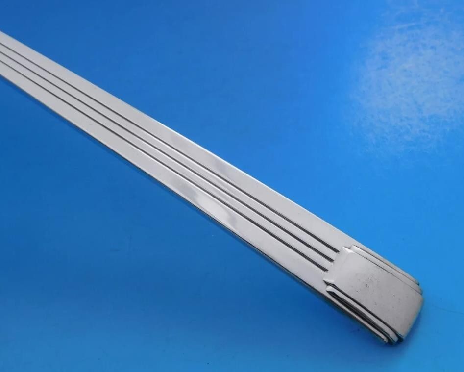 Tiffany & Co Century Sterling Silver Baby Spoon Bent Handle Custom Made: Tiffany & Co Century Sterling Silver Baby Spoon Bent Handle Custom Made This exquisite baby spoon from Tiffany & Co. features the elegant Century pattern, renowned for its clean lines and stepped desi