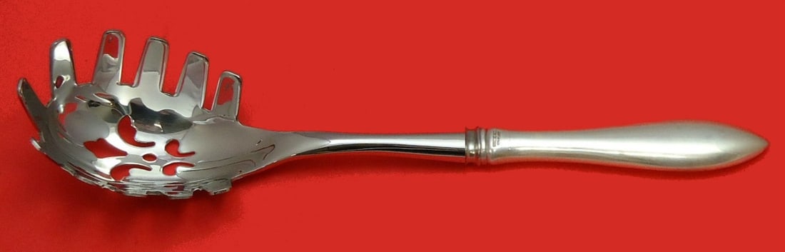 Shreve Buckingham Narrow Sterling Silver Pasta Server Custom Made 10 3/4" (1 of 1)