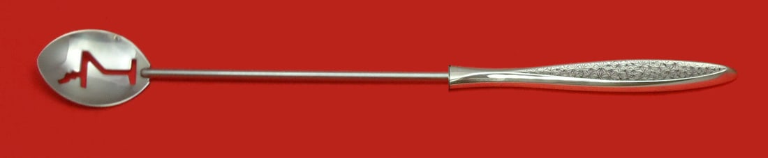 Custom Made International Sterling Snowflake Martini Spoon 10": Custom Made International Sterling Snowflake Martini Spoon 10" Discover the exquisite Snowflake Martini Spoon, crafted by International Sterling. This custom-made serving spoon features a stunning sno