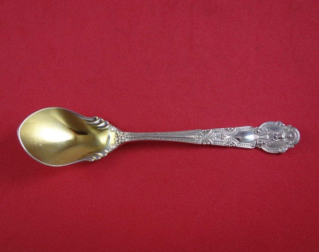 Tiffany & Co Renaissance Sterling Silver Ice Cream Spoon Fluted 5 3/4 Inch: Tiffany & Co Renaissance Sterling Silver Ice Cream Spoon Fluted 5 3/4 Inch This exquisite ice cream spoon is part of the Renaissance pattern by Tiffany & Co., crafted from high-quality sterling silver