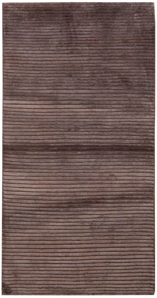 Modern Handmade Brown Rug 2.6 x 4.10 Feet: Modern Handmade Brown Rug 2.6 x 4.10 Feet Free continental US Shipping Enhance your living space with this modern handmade rug, measuring 2.6 x 4.10 feet. Crafted with attention to detail, this rug of