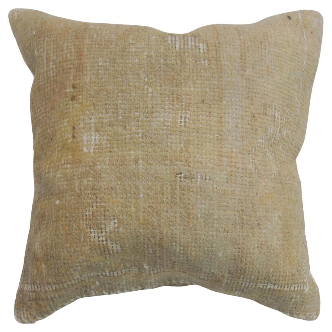 Vintage Turkish Oushak Small Pillow 15 x 16 Modern Design: Vintage Turkish Oushak Small Pillow 15 x 16 Modern Design This exquisite pillow is crafted from a vintage Turkish Oushak rug, showcasing soft colors typical of the mid-20th century design. Measuring 1