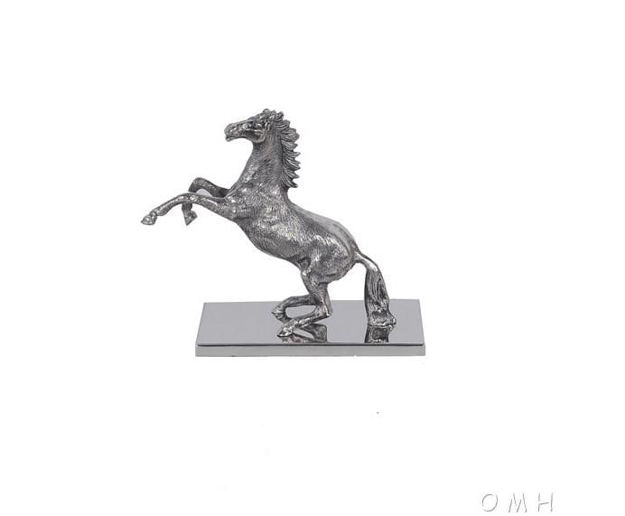 Elegant Horse Statue with Strong Base 11 x 12.5 Inches: Elegant Horse Statue with Strong Base 11 x 12.5 Inches This elegant equestrian statue captures the spirit of the horse with its graceful design and sturdy base. Perfect for horse lovers and as a decor