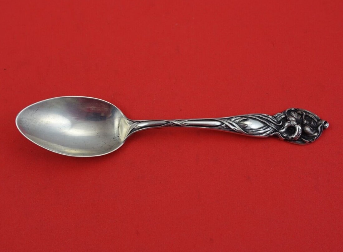 Watson Orchid Sterling Silver Teaspoon 6 Inch Flatware: Watson Orchid Sterling Silver Teaspoon 6 Inch Flatware Discover the elegance of the Orchid pattern by Watson with this exquisite sterling silver teaspoon. Measuring 6 inches, this flatware piece showc