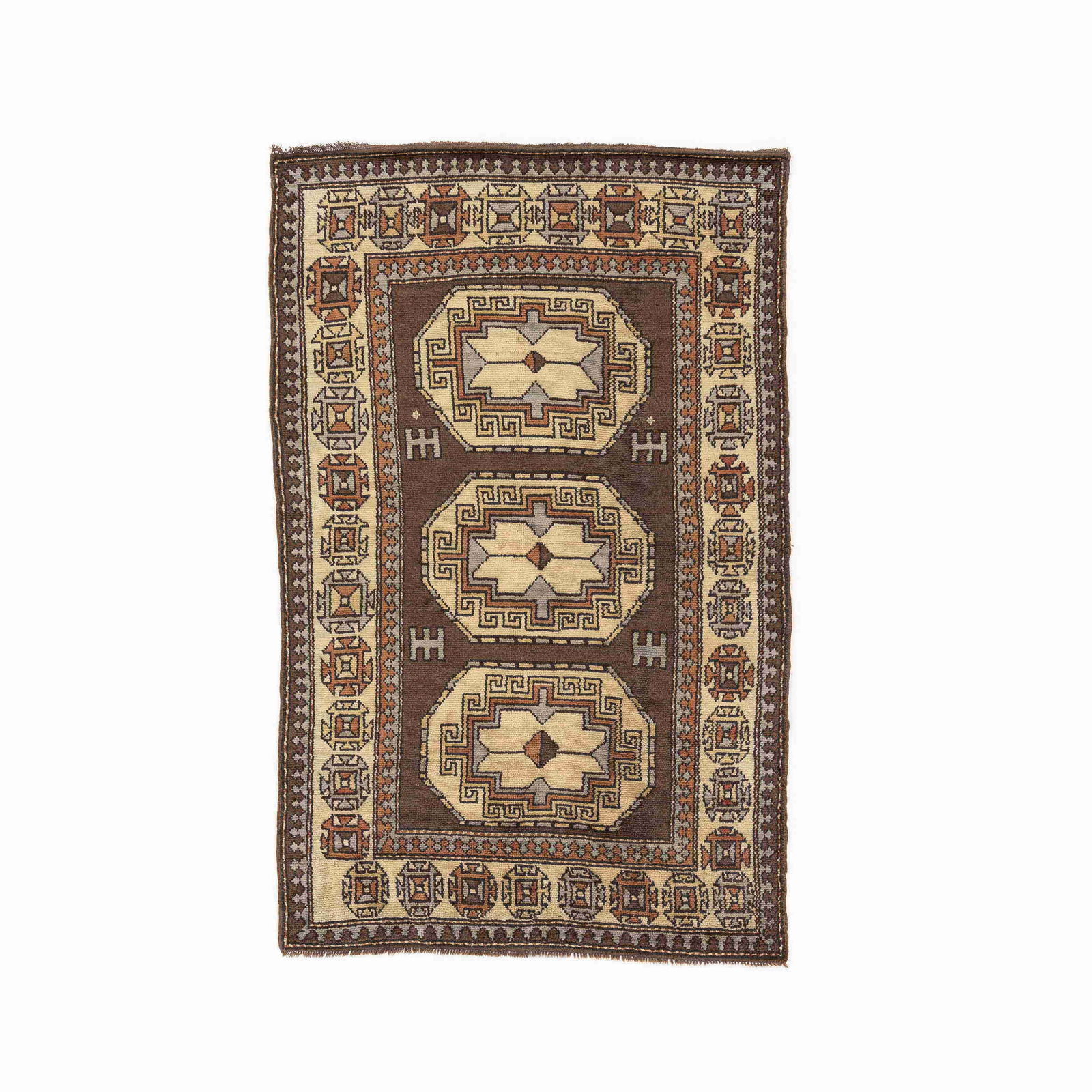 Authentic Handmade Kars Wool Carpet 49.2 x 78.7 Double Knots: Authentic Handmade Kars Wool Carpet 49.2 x 78.7 Double Knots Experience the craftsmanship of this authentic Handmade Kars carpet, featuring a rich wool on wool composition. This exquisite piece showca