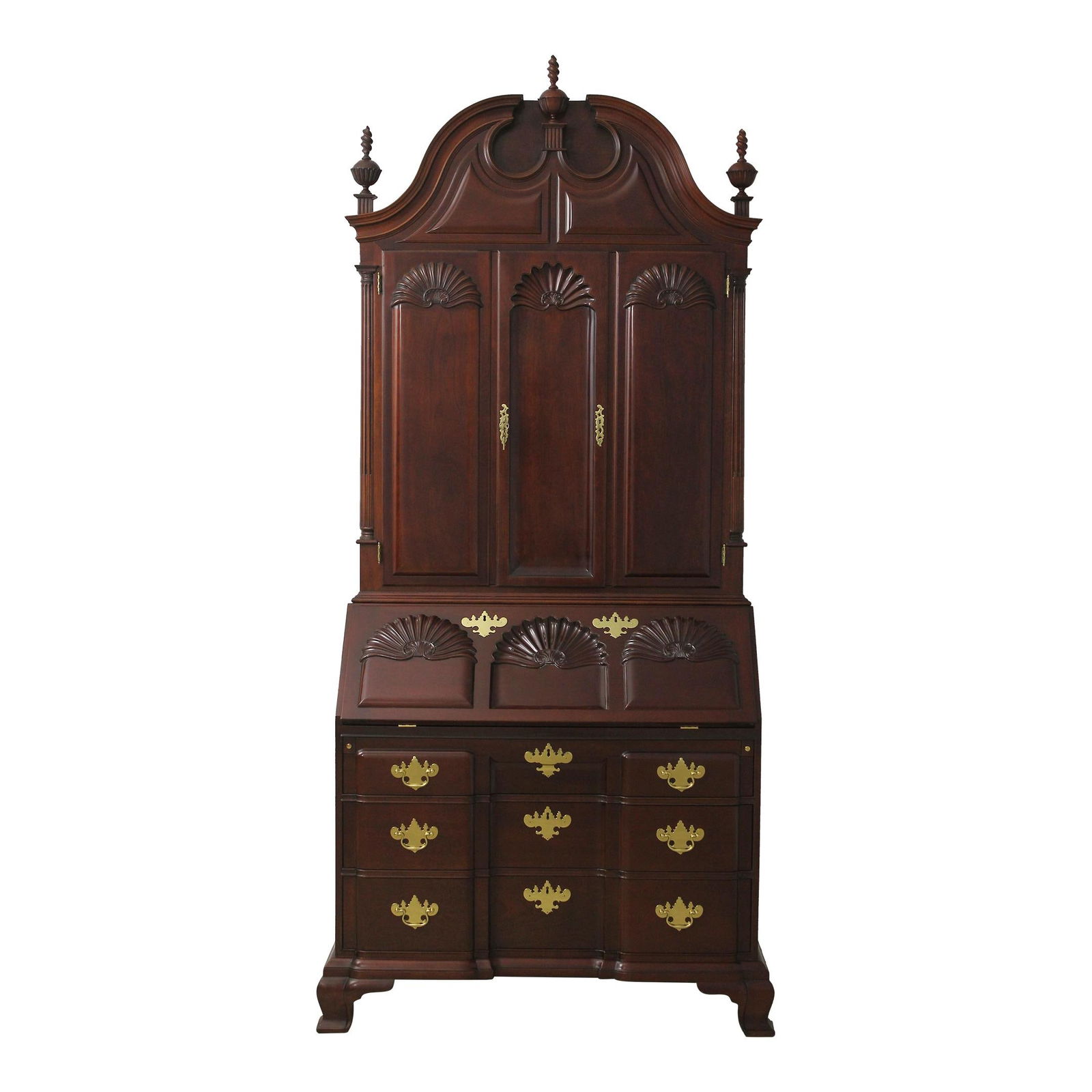 Kindel Winterthur Mahogany Secretary Desk 20 Years Old Traditional Design (1 of 10)