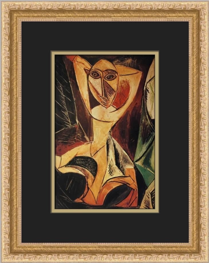 Pablo Picasso The Dance of Avignon Custom Framed Print 1993 Art: Pablo Picasso The Dance of Avignon Custom Framed Print 1993 Art This custom framed print features Pablo Picasso's renowned work, "The Dance of Avignon," showcasing a captivating abstract expressionist