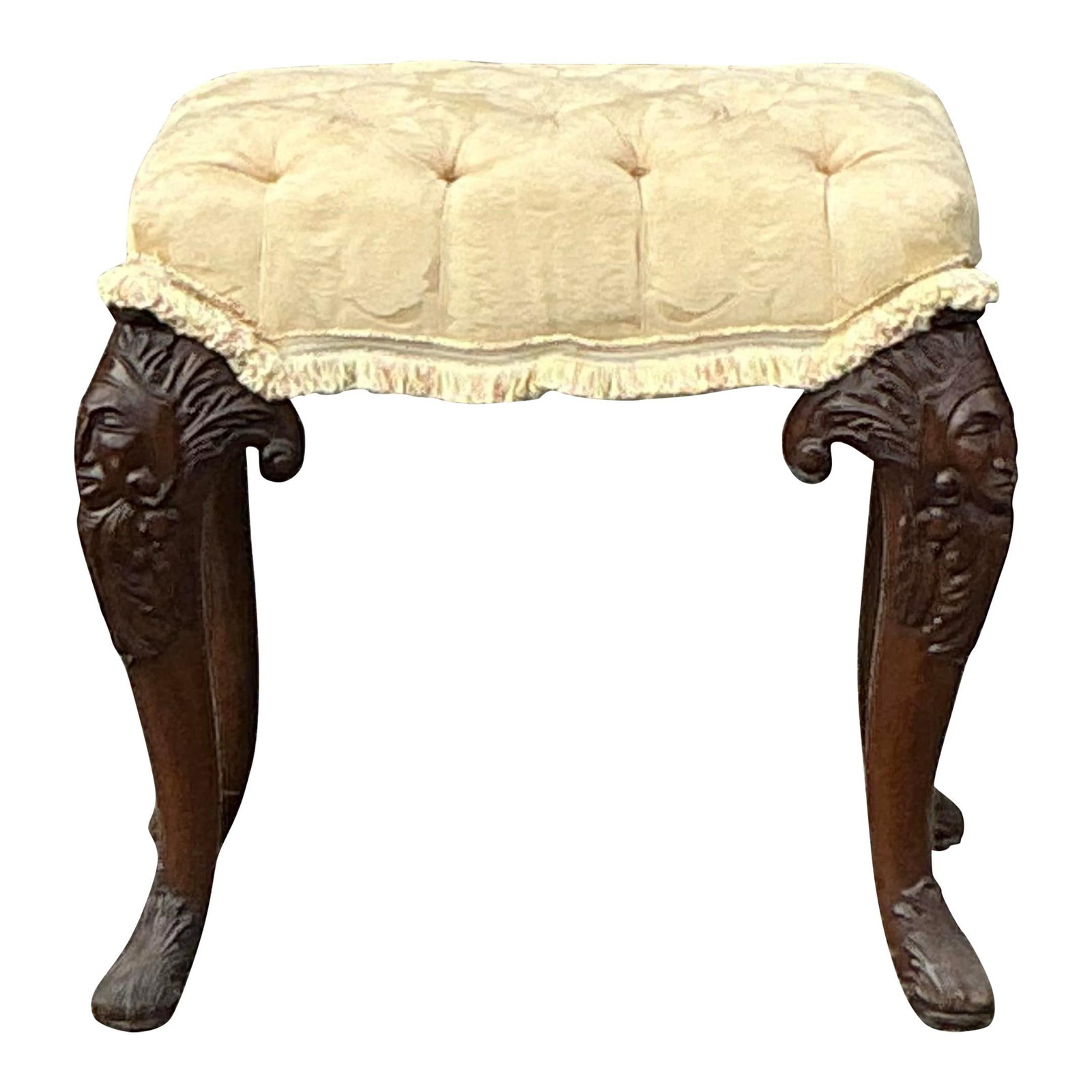 Cozy Vintage Boho Tufted Low Stool in Coffee Fabric: Cozy Vintage Boho Tufted Low Stool in Coffee Fabric Enhance your space with the Vintage Boho Tufted Low Stool, designed to bring a cozy and stylish touch to any room. This stool features a plush, tuft