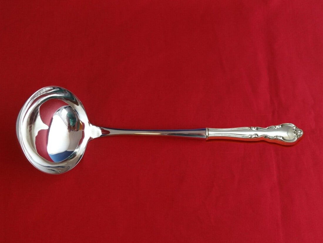 Easterling American Classic Sterling Silver Soup Ladle Custom 10.5 Inches: Easterling American Classic Sterling Silver Soup Ladle Custom 10.5 Inches This impressive soup ladle features the elegant American Classic pattern by Easterling. Crafted from high-quality sterling sil