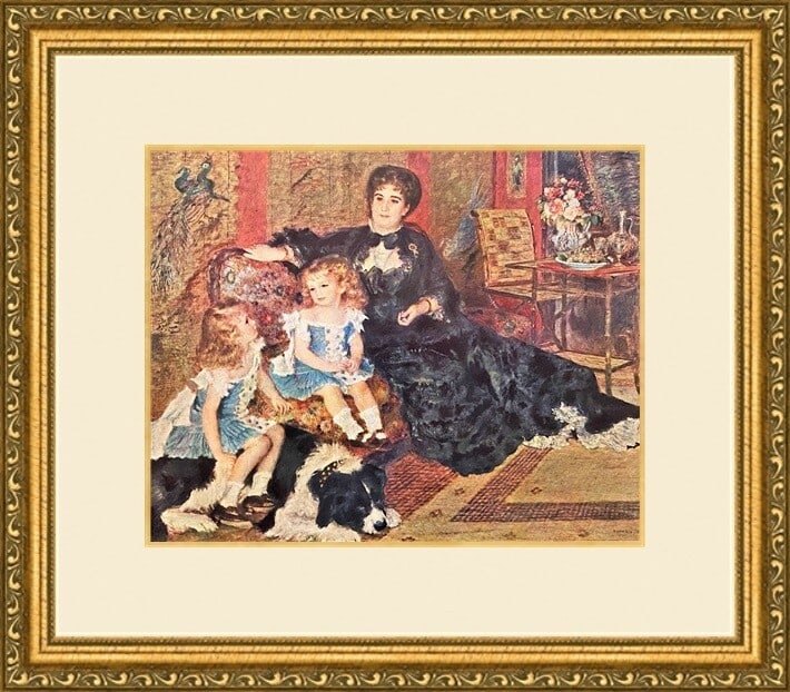 Renoir Mme Charpentier Custom Framed Lithograph 1994 Impressionism Art: Renoir Mme Charpentier Custom Framed Lithograph 1994 Impressionism Art This beautifully custom framed print features Pierre-Auguste Renoir's "Mme Charpentier," capturing the essence of Impressionism.