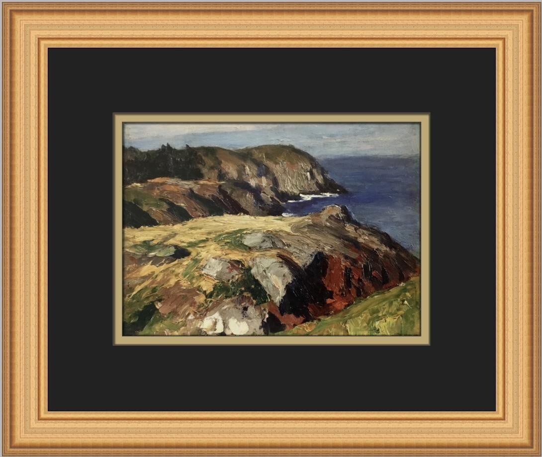 Edward Hopper Blackhead Monhegan Custom Framed Art Print 12x14: Edward Hopper Blackhead Monhegan Custom Framed Art Print 12x14 This stunning custom framed print titled 'Blackhead Monhegan' by renowned artist Edward Hopper showcases the beauty of realism. Created i