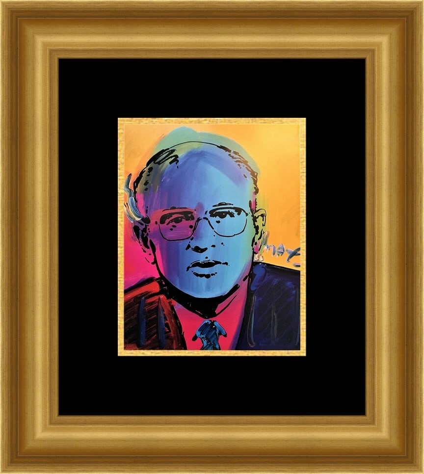 Peter Max Gorby Custom Framed Print 17x20 Pop Art 1990 (1 of 1)