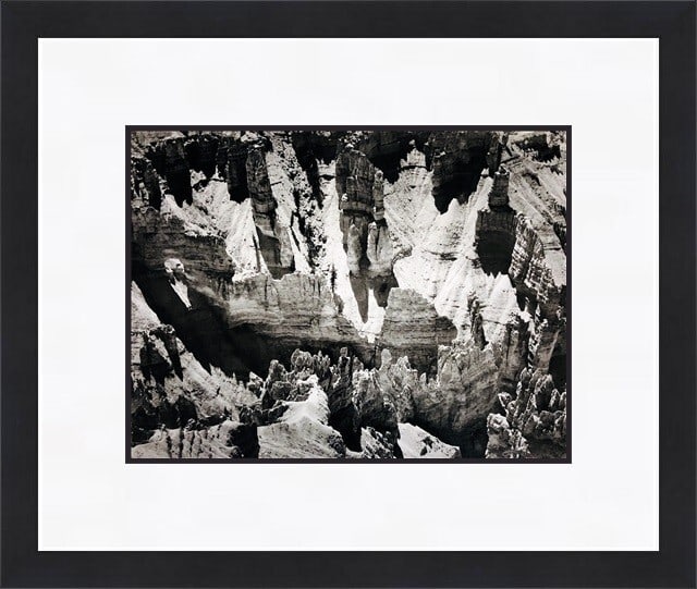 Ansel Adams In Cedar Breaks UT Custom Framed Landscape Print: Ansel Adams In Cedar Breaks UT Custom Framed Landscape Print This exquisite custom framed print features Ansel Adams' iconic work 'In Cedar Breaks National Monument UT.' The print is a stunning repres